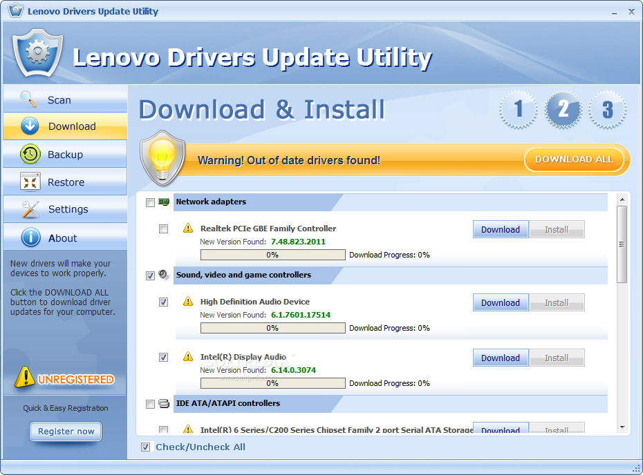 lenovo driver update windows 10
